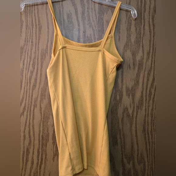 Cute mustard yellow tank/cami top. Very soft. Never worn. Size small. - Picture 3 of 3